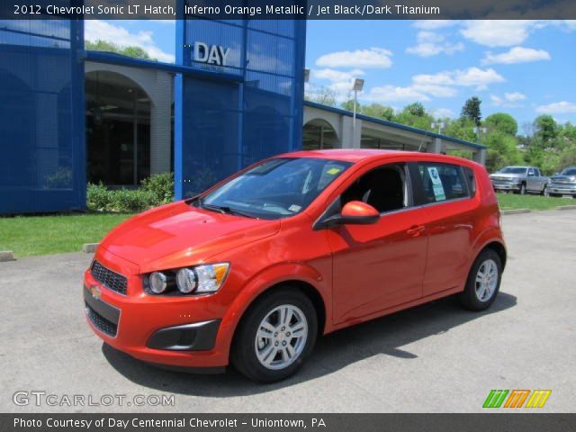 2012 Chevrolet Sonic LT Hatch in Inferno Orange Metallic