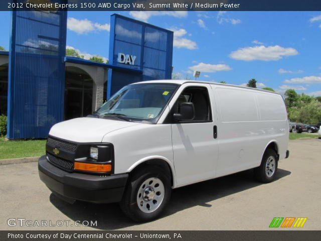 2012 Chevrolet Express 1500 AWD Cargo Van in Summit White