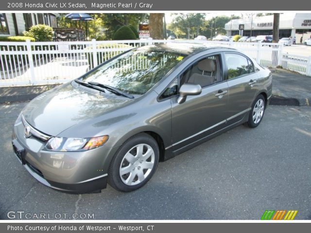 2008 Honda Civic LX Sedan in Magnetic Pearl