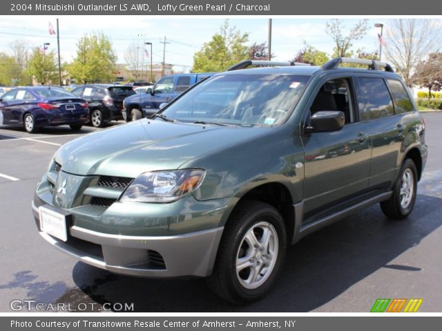 2004 Mitsubishi Outlander LS AWD in Lofty Green Pearl