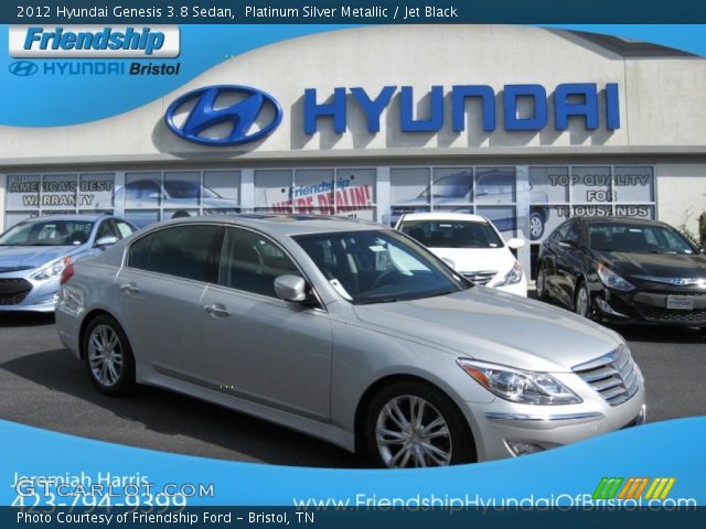 2012 Hyundai Genesis 3.8 Sedan in Platinum Silver Metallic