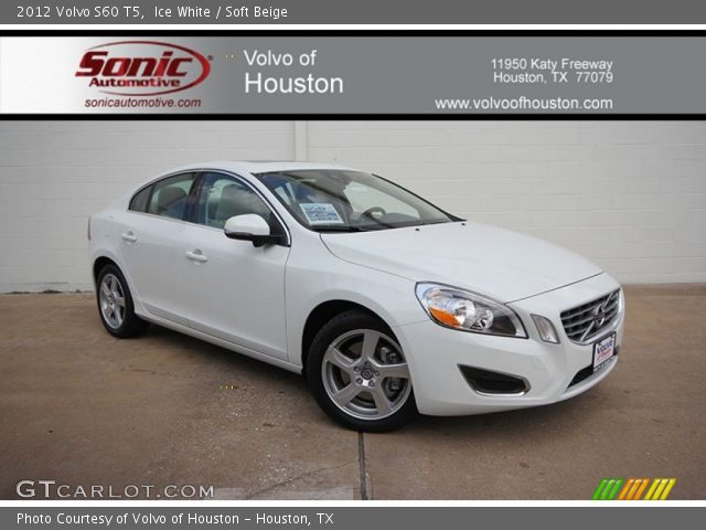 2012 Volvo S60 T5 in Ice White