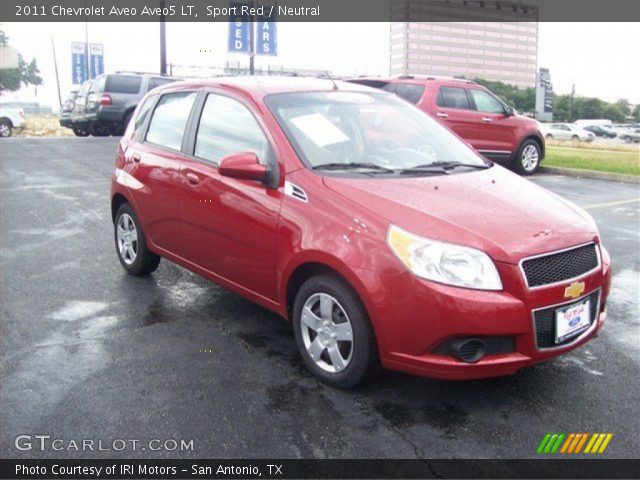 2011 Chevrolet Aveo Aveo5 LT in Sport Red