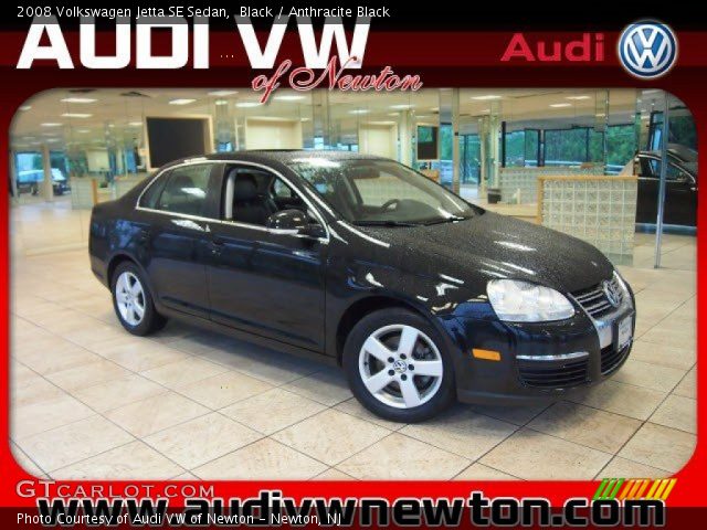 2008 Volkswagen Jetta SE Sedan in Black