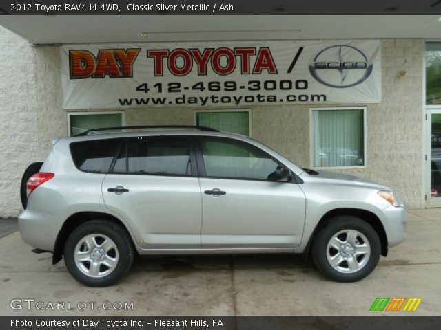 2012 Toyota RAV4 I4 4WD in Classic Silver Metallic