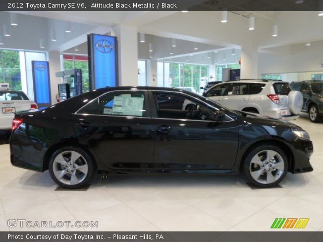 2012 Toyota Camry SE V6 in Attitude Black Metallic