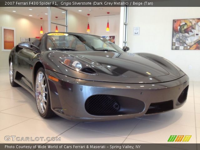 2007 Ferrari F430 Spider F1 in Grigio Silverstone (Dark Grey Metallic)