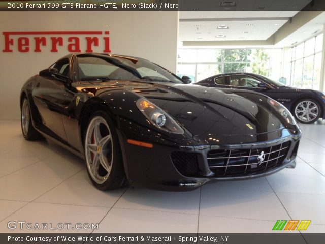 2010 Ferrari 599 GTB Fiorano HGTE in Nero (Black)