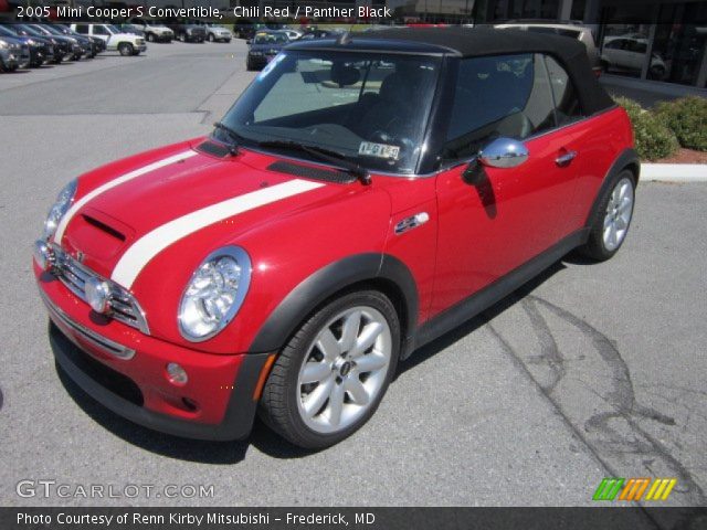 2005 Mini Cooper S Convertible in Chili Red