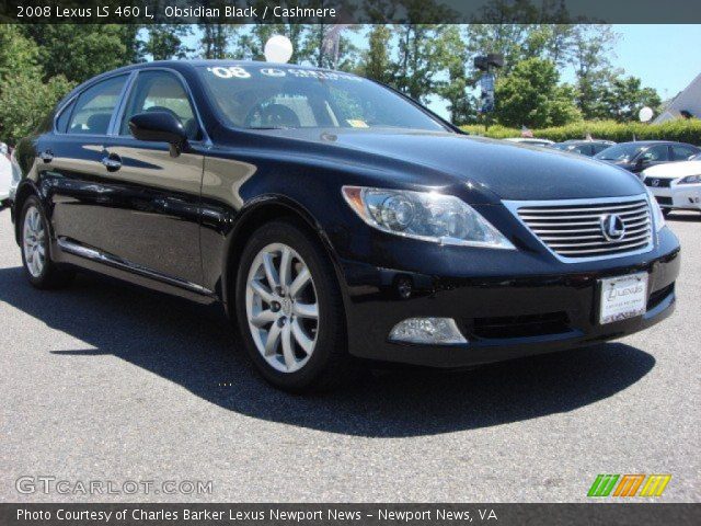 2008 Lexus LS 460 L in Obsidian Black