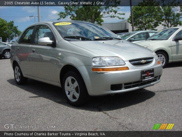 2005 Chevrolet Aveo LS Sedan in Galaxy Silver Metallic