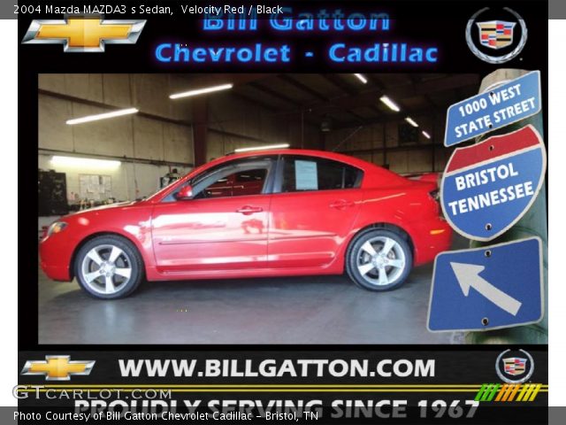 2004 Mazda MAZDA3 s Sedan in Velocity Red
