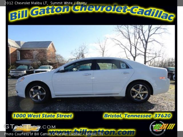 2012 Chevrolet Malibu LT in Summit White
