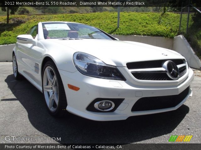 2012 Mercedes-Benz SL 550 Roadster in Diamond White Metallic
