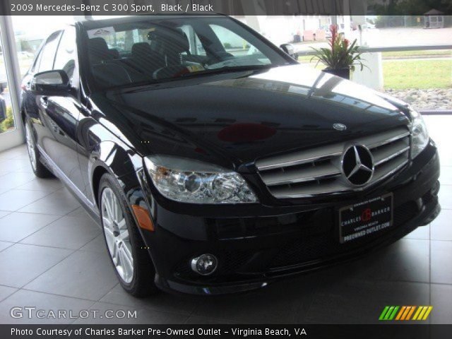 2009 Mercedes-Benz C 300 Sport in Black