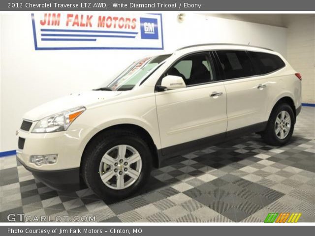 2012 Chevrolet Traverse LTZ AWD in White Diamond Tricoat