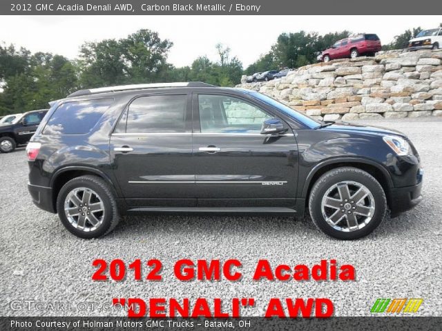 2012 GMC Acadia Denali AWD in Carbon Black Metallic