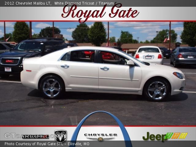 2012 Chevrolet Malibu LT in White Diamond Tricoat