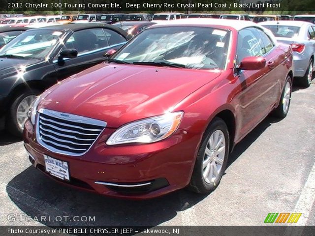 2012 Chrysler 200 Touring Convertible in Deep Cherry Red Crystal Pearl Coat