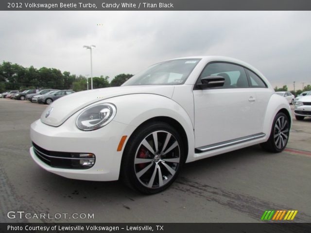 2012 Volkswagen Beetle Turbo in Candy White