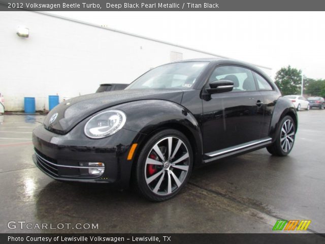 2012 Volkswagen Beetle Turbo in Deep Black Pearl Metallic