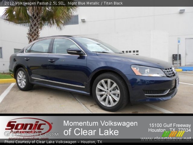 2012 Volkswagen Passat 2.5L SEL in Night Blue Metallic