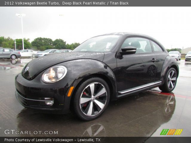 2012 Volkswagen Beetle Turbo in Deep Black Pearl Metallic