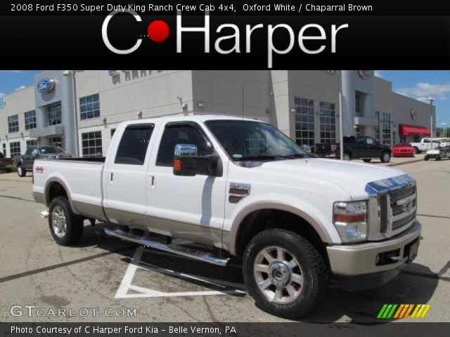 2008 Ford F350 Super Duty King Ranch Crew Cab 4x4 in Oxford White