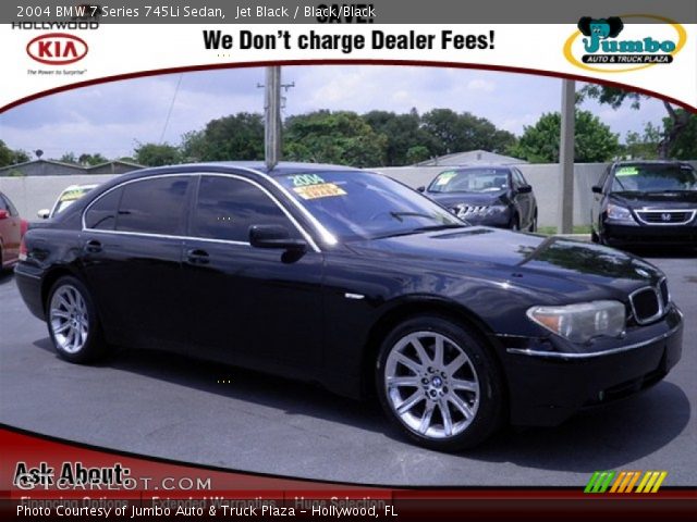 2004 BMW 7 Series 745Li Sedan in Jet Black