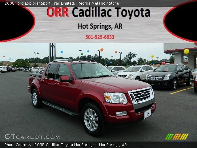 2008 Ford Explorer Sport Trac Limited in Redfire Metallic