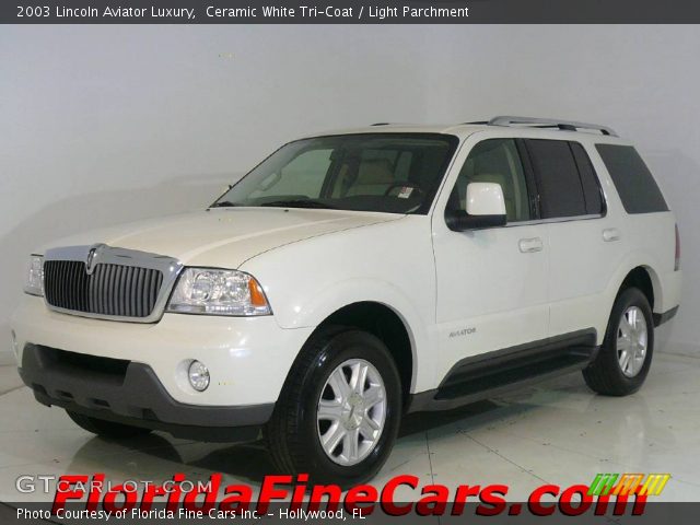 2003 Lincoln Aviator Luxury in Ceramic White Tri-Coat