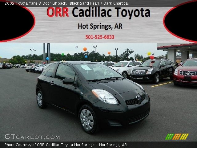 2009 Toyota Yaris 3 Door Liftback in Black Sand Pearl