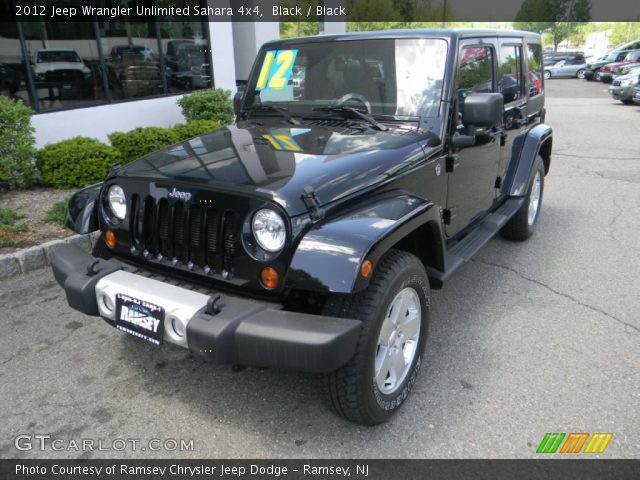 2012 Jeep Wrangler Unlimited Sahara 4x4 in Black
