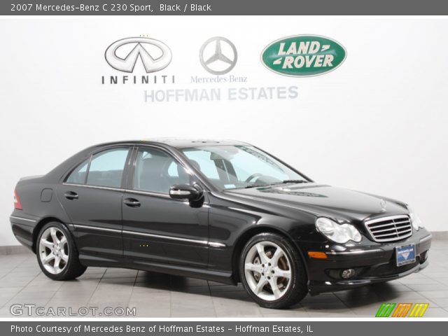 2007 Mercedes-Benz C 230 Sport in Black