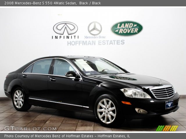 2008 Mercedes-Benz S 550 4Matic Sedan in Black