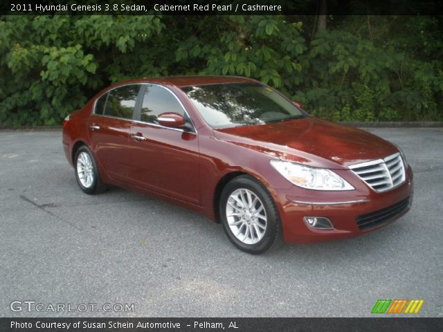 2011 Hyundai Genesis 3.8 Sedan in Cabernet Red Pearl