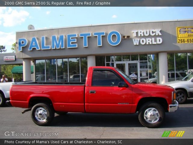 2000 GMC Sierra 2500 SL Regular Cab in Fire Red