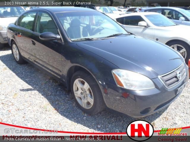 2003 Nissan Altima 2.5 S in Super Black