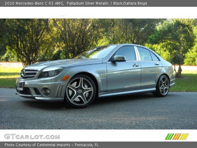2010 Mercedes-Benz C 63 AMG in Palladium Silver Metallic