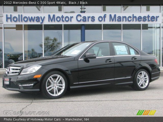 2012 Mercedes-Benz C 300 Sport 4Matic in Black