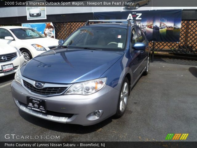 2008 Subaru Impreza Outback Sport Wagon in Newport Blue Pearl