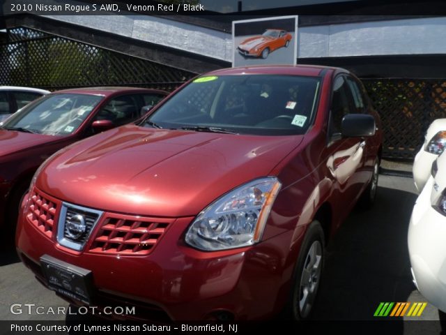 2010 Nissan Rogue S AWD in Venom Red