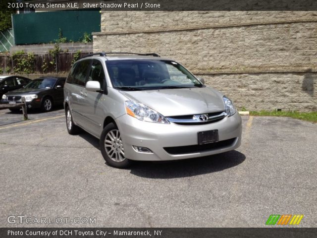 2010 Toyota Sienna XLE in Silver Shadow Pearl