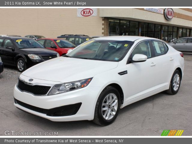 2011 Kia Optima LX in Snow White Pearl
