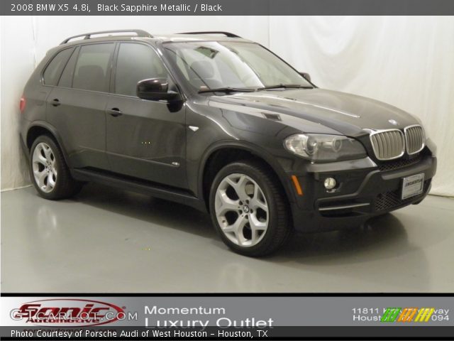 2008 BMW X5 4.8i in Black Sapphire Metallic