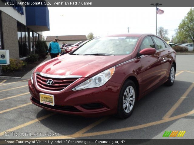 2011 Hyundai Sonata GLS in Venetian Red