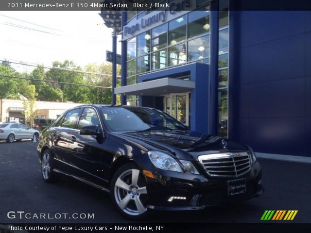 2011 Mercedes-Benz E 350 4Matic Sedan in Black
