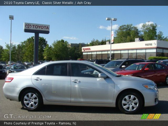 2010 Toyota Camry LE in Classic Silver Metallic