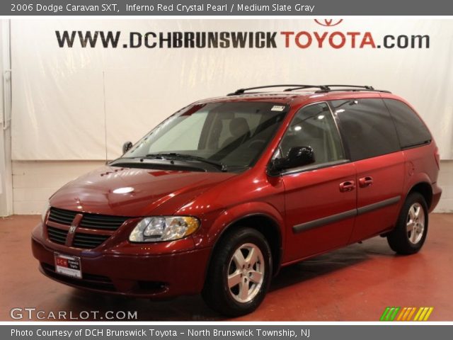2006 Dodge Caravan SXT in Inferno Red Crystal Pearl