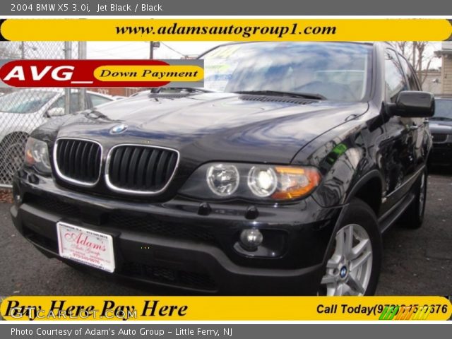 2004 BMW X5 3.0i in Jet Black